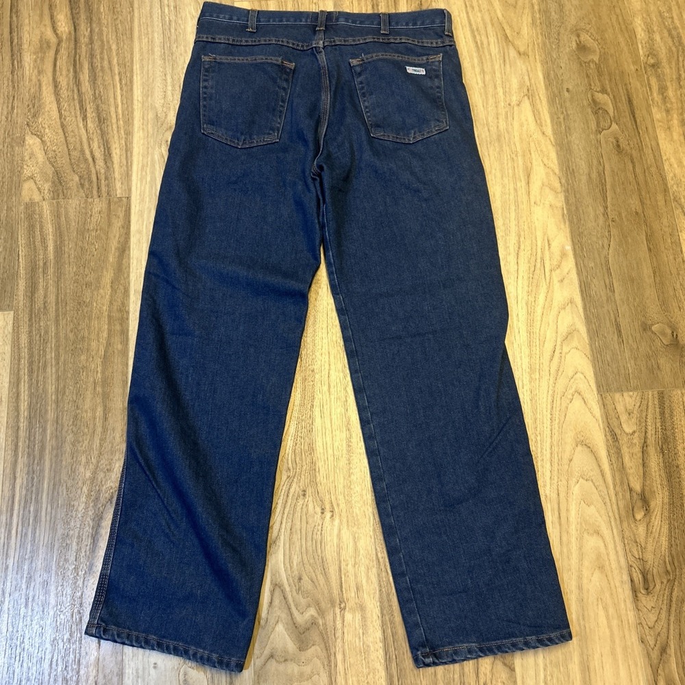 Tyndale‎ FR Fire Resistant Med Wash Denim Jeans Mens Sz 36X30"ATPV 23.8 USA EUC!